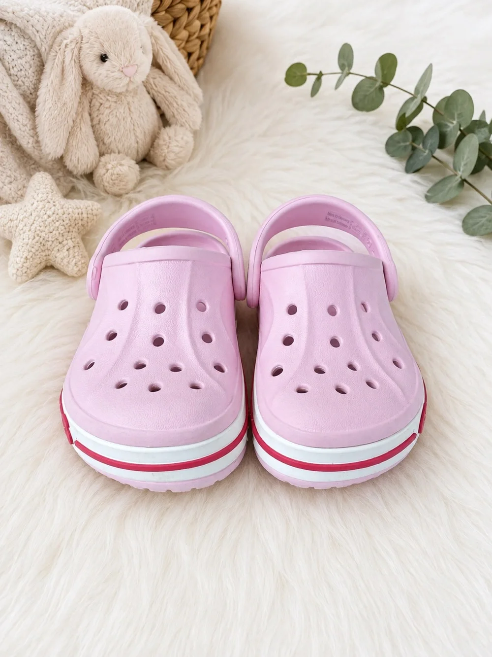 Crocs Kids Bayaband Clogs Pink Candy Pink Toddler Size C5